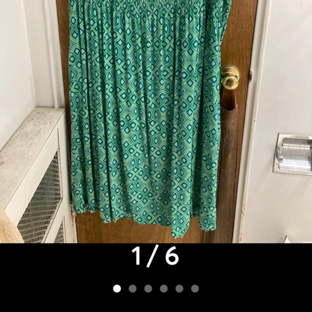 Plus size Women's Croft & Barrow Smocked Midi Dress